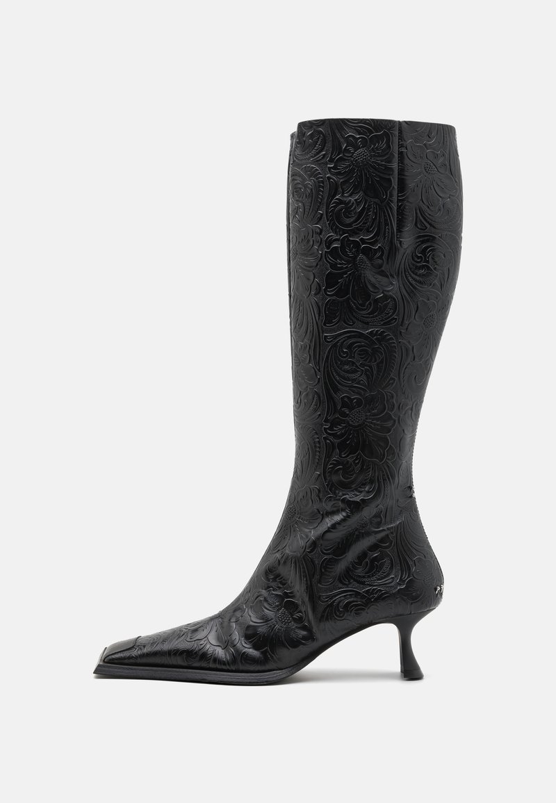 MIISTA ALFREDA TALL BOOTS - Botas - black
