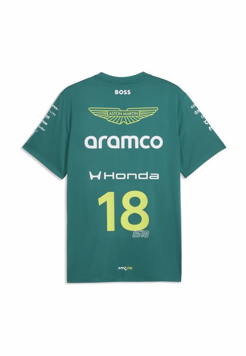PUMA X ASTON MARTIN ARAMCO F1® TEAM REPLICA STROLL T-SHIRT UNISEX - Print T-shirt - green lux — photo 5