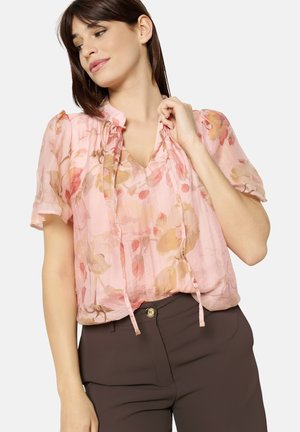 LolaLiza FLORAL TIE NECK FLUID - Palaidinė - light pink