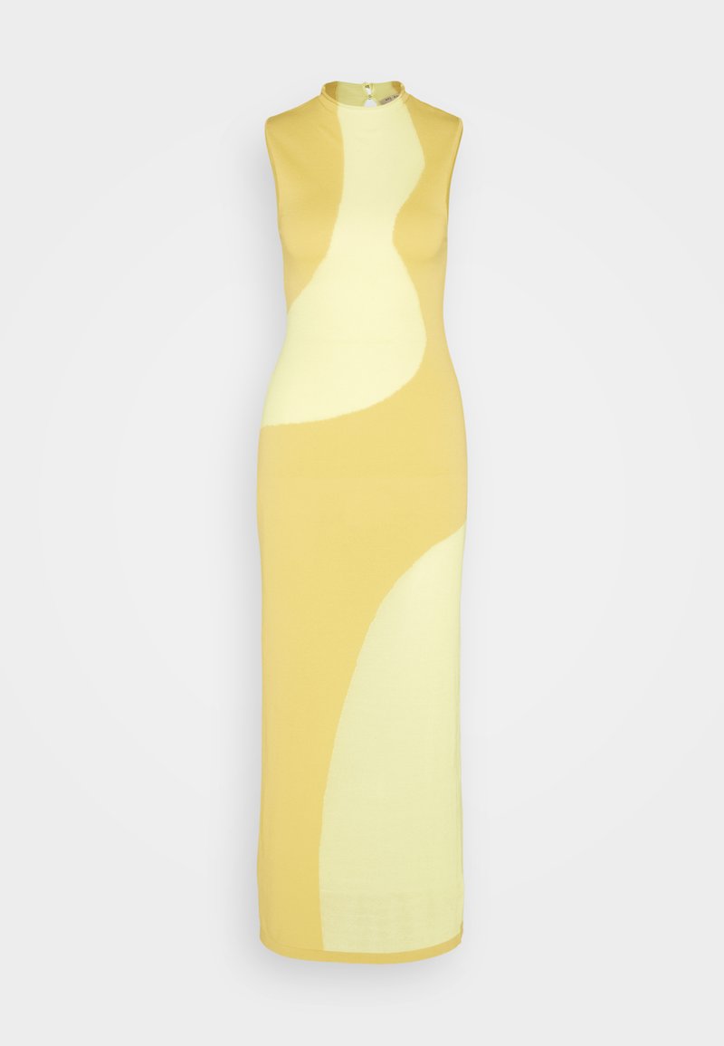 Bec + Bridge Gebreide jurk geel Bec + Bridge Gebreide jurk geel
