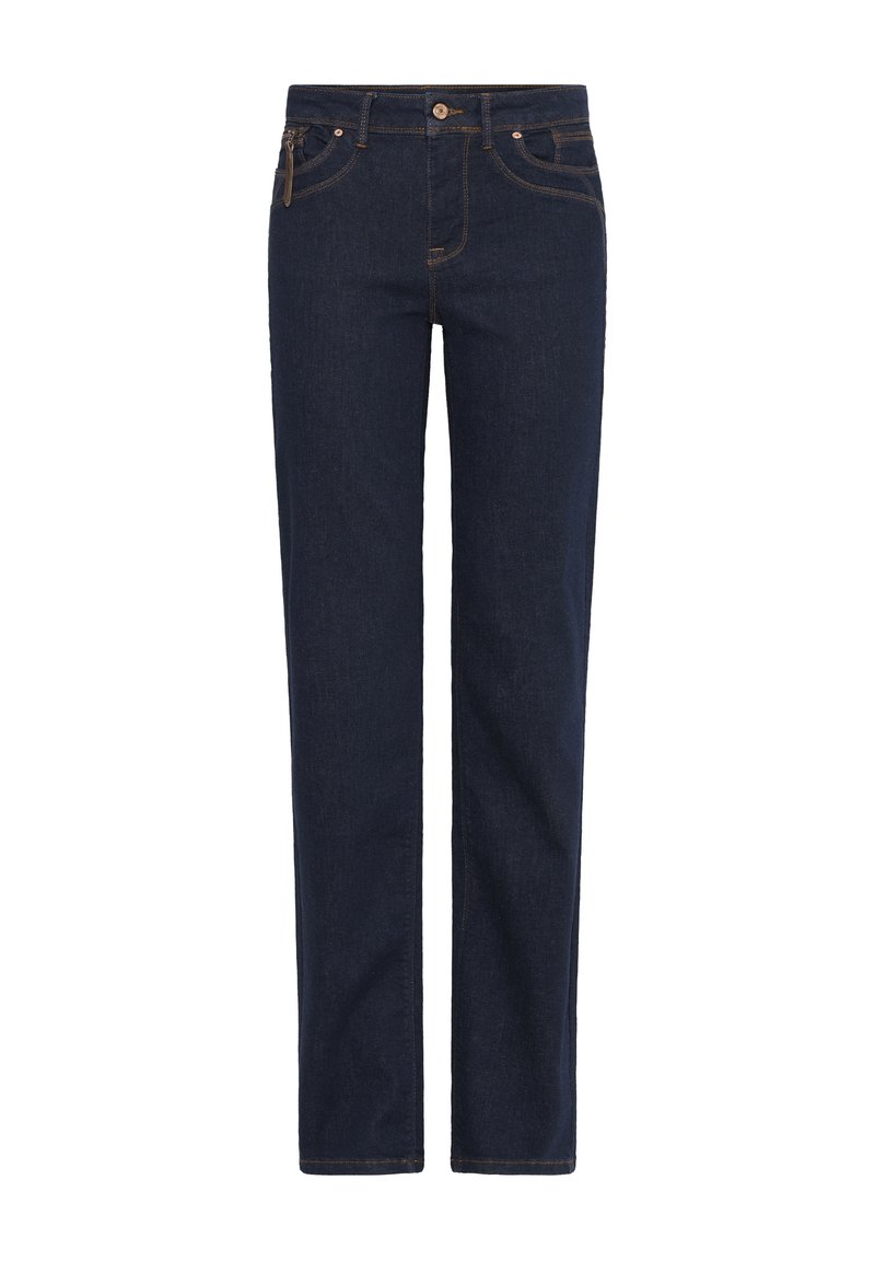 PULZ Vaqueros rectos - un-washed denim/azul oscuro - Zalando.es