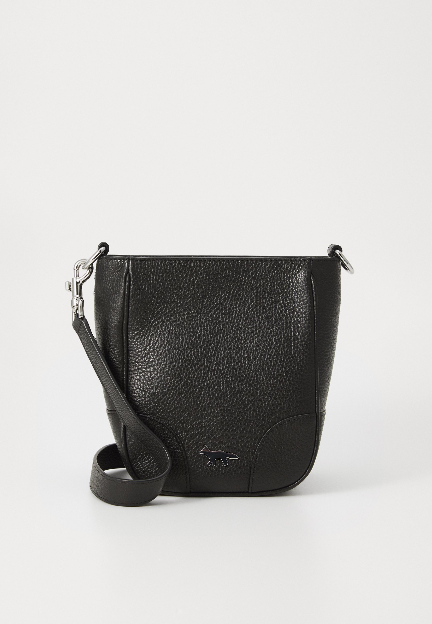 Maison Kitsuné BOOGIE BUCKET BAG - Cross body bag - black