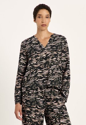 LANIUS, BLUSE - Bluse - print animal stripes rose
