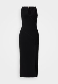 MARIELLE SPLIT DRESS - Jerseyjurk - black