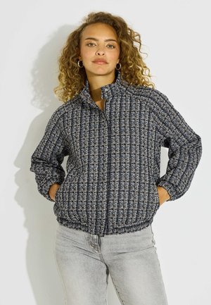 Grain de Malice, VESTE BOMBER EN TWEED - Chaqueta de entretiempo - marine