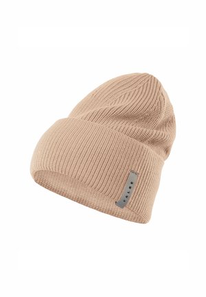 BASIC HAT PEARLSTITCH UNISEX - Beanie - almond