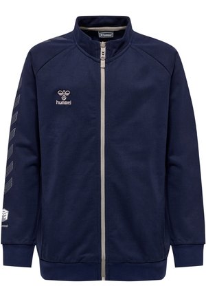 MOVE GRID ZIP - Trainingsjacke - marine