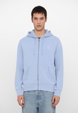 LOOPBACK FLEECE FULL ZIP HOODIE - Sweatjakke - chambray blue