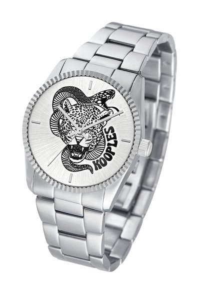 The Kooples SNAKE - Laikrodis - black-silver