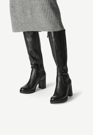 Bottes à talons hauts - black