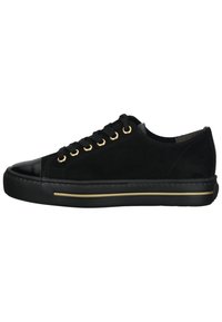 Paul Green - Sneakers laag - s lack samtziege black Miniatuurafbeelding 1