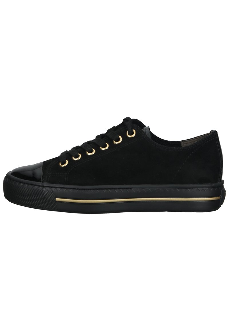 Paul Green - Sneakers laag - s lack samtziege black, Vergroten