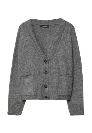 Strickjacke - dark grey