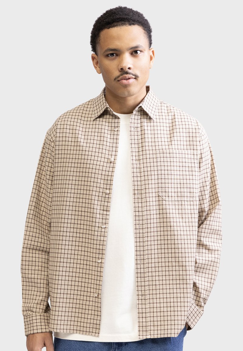 Redefined Rebel MIGUEL SHIRT BOXY FIT - Srajca - sand