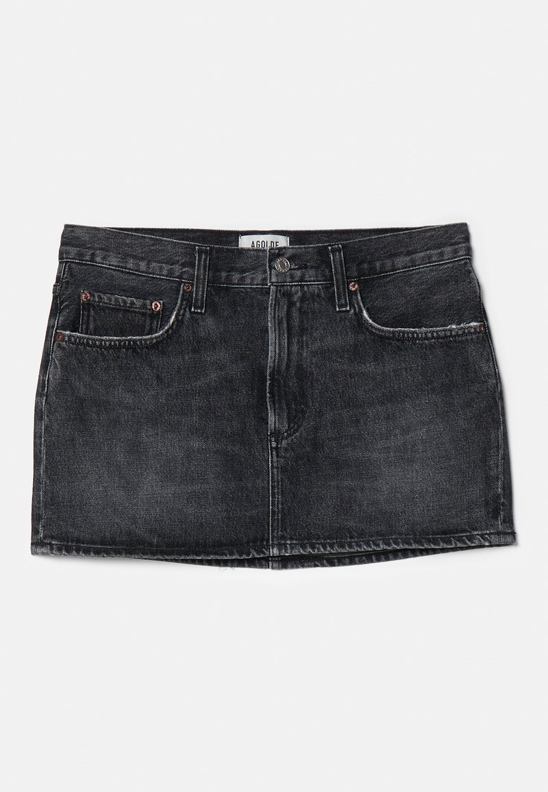 Agolde Minirok zwart denim/blackdenim Agolde Minirok zwart denim/blackdenim