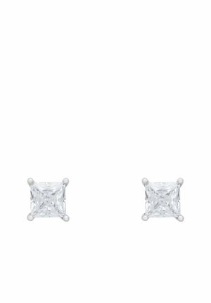 SQUARE-CUT SOLITAIRE STUD MOISSANITE - Earrings - silver-coloured