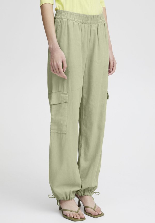BYALAKKA - Cargo trousers - tea