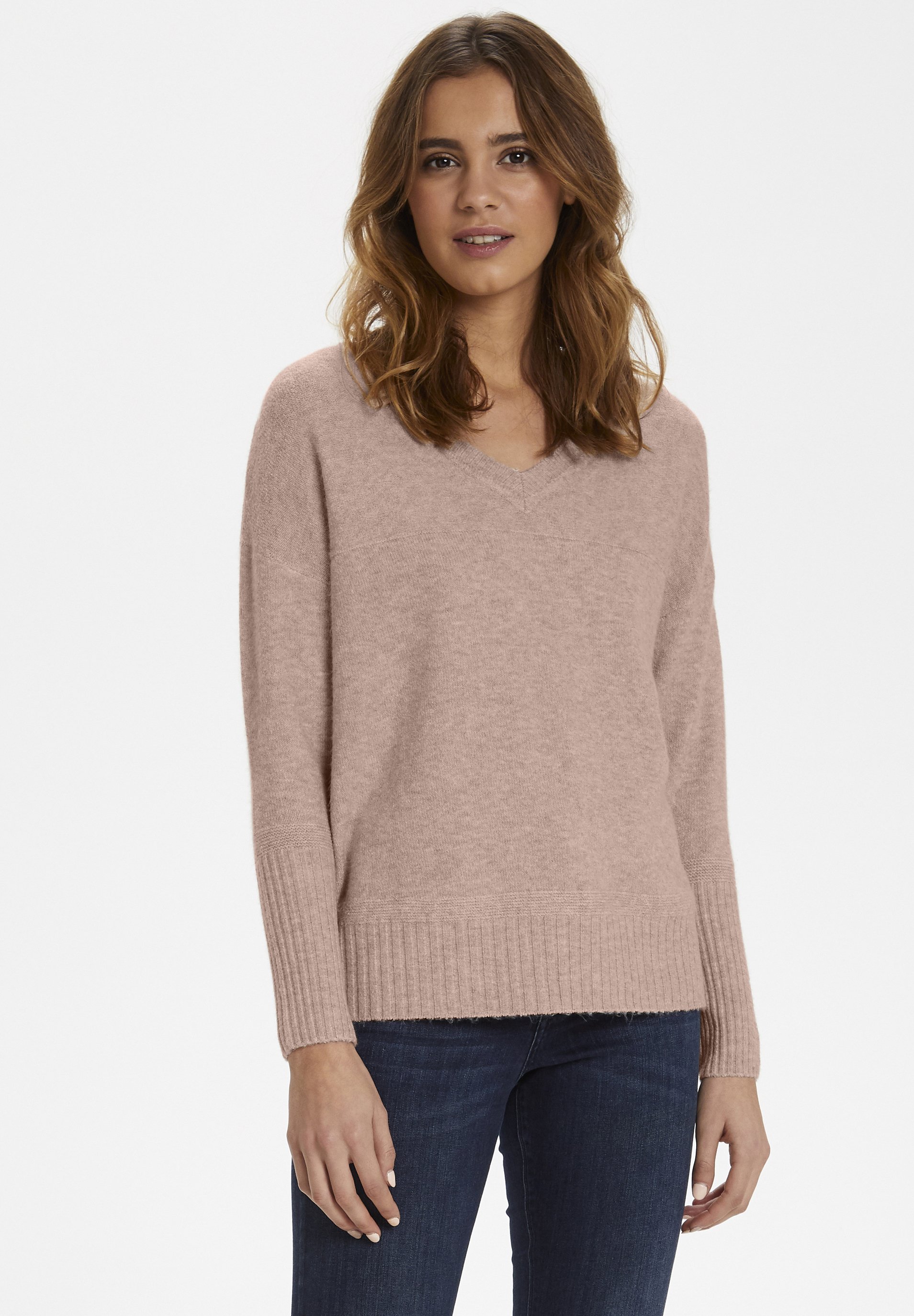 Cream AMELIA Trui rose dust melangeroze Zalando.nl Cream MADLIN Trui rose Zalando.nl