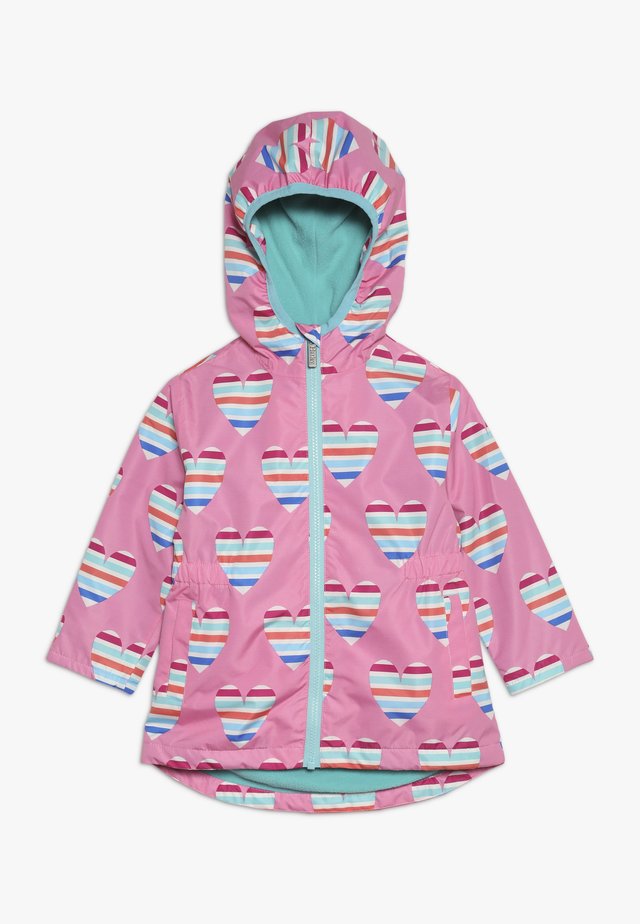 KIDS JACKETS HEARTS - Waterproof jacket - pink