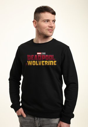 Henry Tiger, DEADPOOL & WOLVERINE NEW LOGO DEADPOOL 3 - Sweater - black pure
