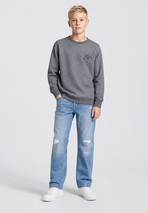 Petrol Industries, MELANGE CREW NECK SWEATER FORGERUN - Sweatshirt - iron steel