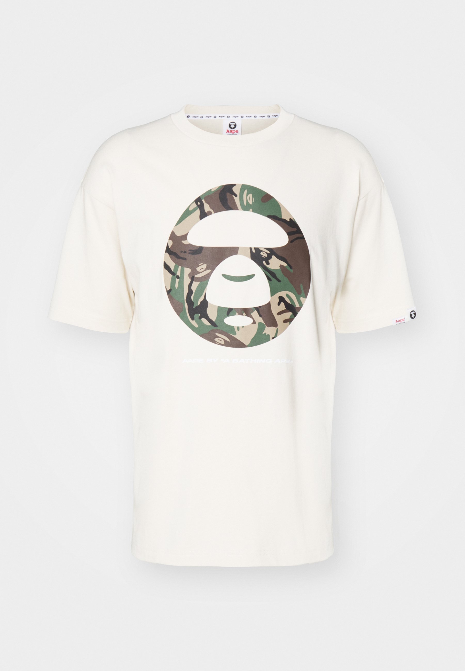 【 A BATHING APE】Aape Tシャツ AAPE By A Bathing Ape UNISEX - T-shirt z nadrukiem/piaskowy