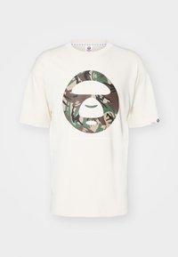 BASIC TEE UNISEX - Marškinėliai su spaudiniu - ivory