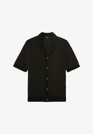 Reiss, Chemise - black chocolate brown