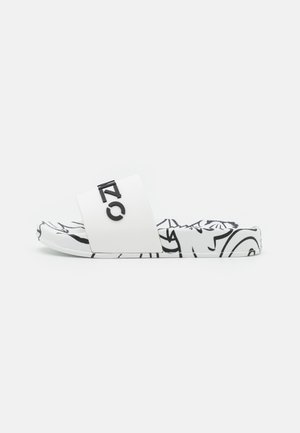 AQUA SLIDES UNISEX - Ciabattine - blanc