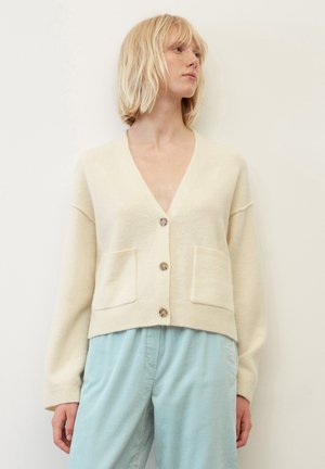 LONGSLEEVE V NECK - Kardigan - chalky sand