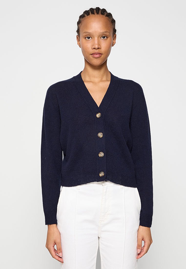 Cashmere Sweet Cashmere Vest donkerblauw