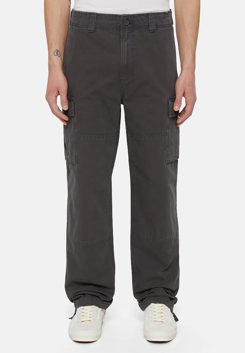 Dickies - JOHNSON  - Pantalon cargo - charcoal grey, Agrandir