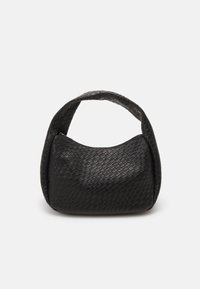 PCSANNA BRAIDED SHOULDER BAG - Käekott - black