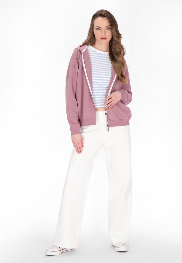 Sweatjacke - vintage rose