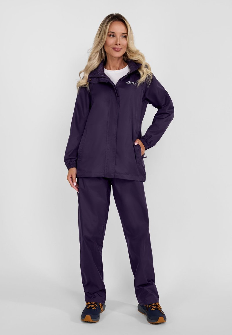 RESPECT PACKAWAY - Vodootporna jakna - purple