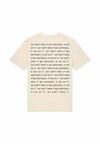 IMPOSSIBLE BACK HEAVYWEIGHT - T-shirt print - off white