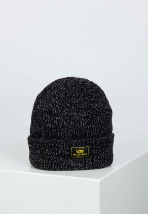 Vans MN BRUCKNER CUFF BEANIE - Mütze - black heather