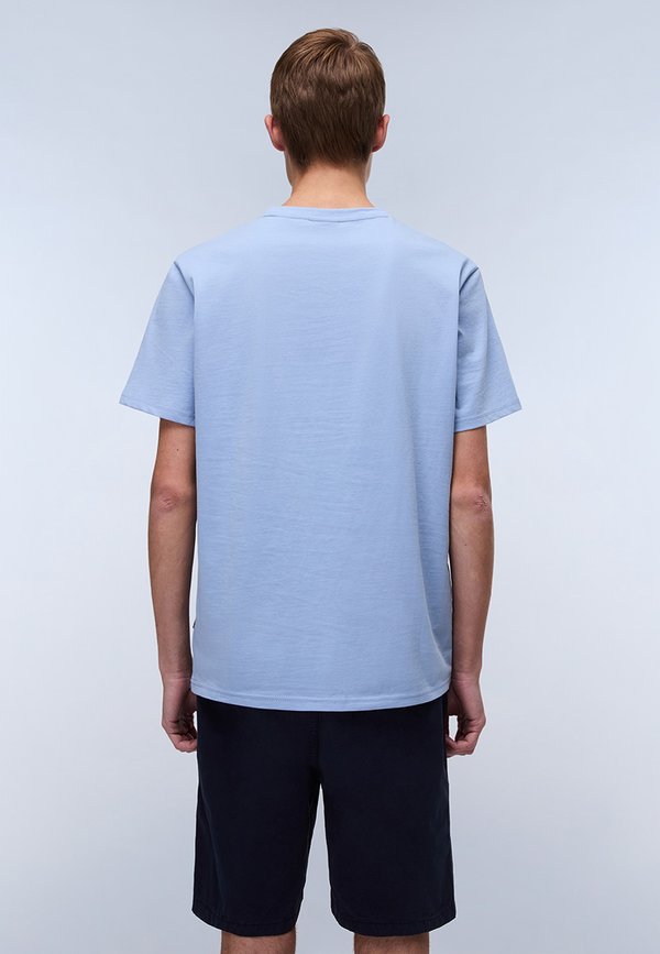 SALIS - Basic T-shirt - soft chambray4