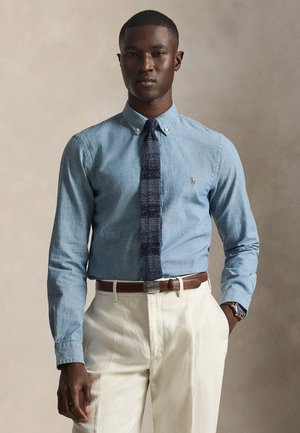 Polo Ralph Lauren, SLIM FIT CHAMBRAY SHIRT - Skjorter - medium wash