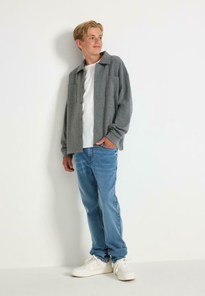 Lindex, LINDEX LONG-SLEEVED SHIRT IN JERSEY LINDEX - Cardigan - grey melange