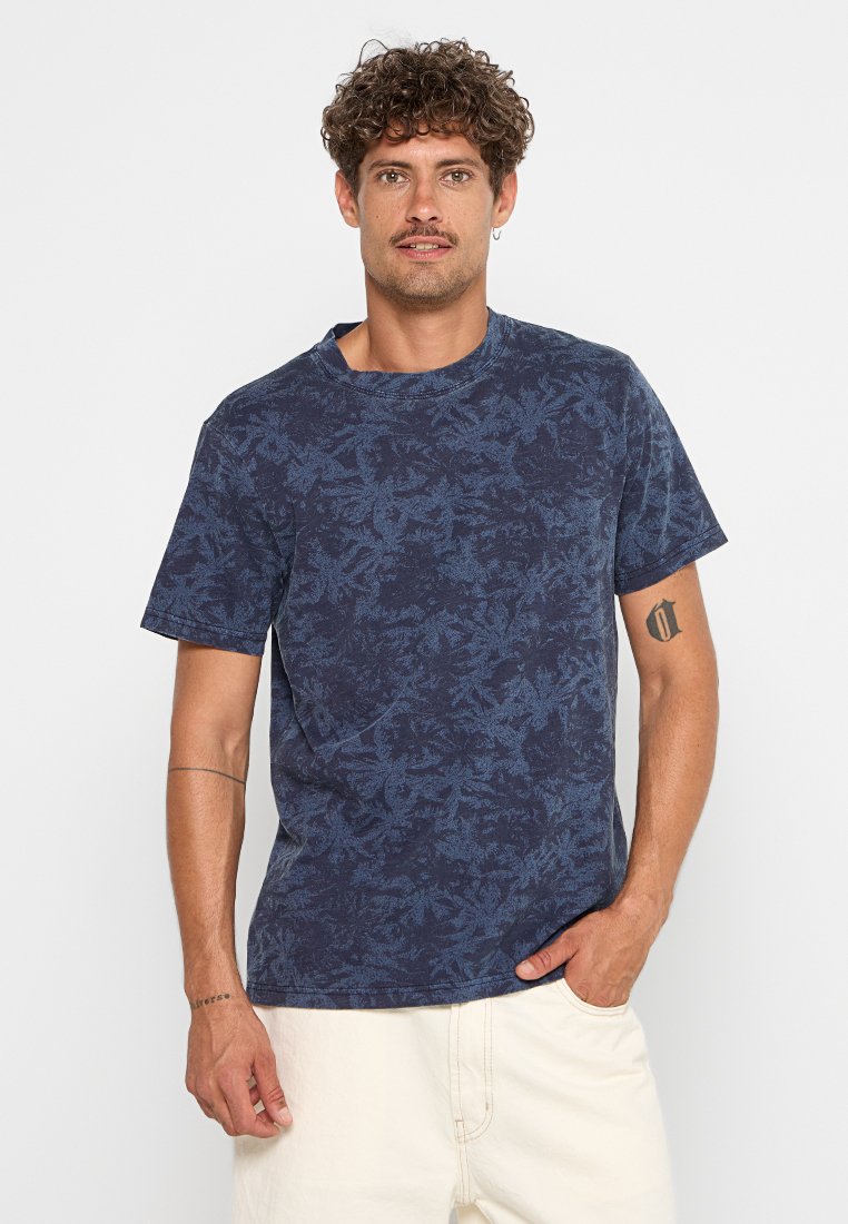 mustang T-shirt print blauw mustang T-shirt print blauw