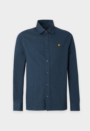Lyle & Scott, HERRINGBONE SHIRT - Shirt - dark navy