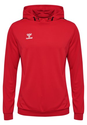 Hummel, AUTHENTIC PL  - Felpa con cappuccio - true red