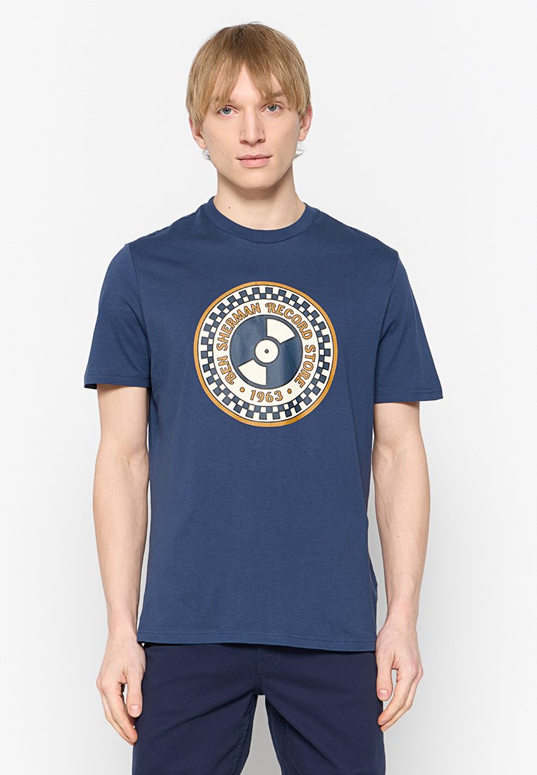 Ben Sherman T-shirt print blauw