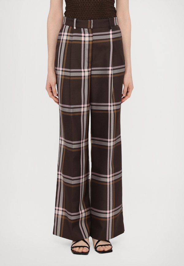 FRONT PLEAT LONG STRAIGHT PANTS CASUAL TAILORING - Trousers
