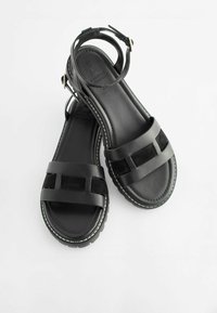 Next FOREVER COMFORT CLEATED REGULAR WIDE FIT - Sandaalid - black