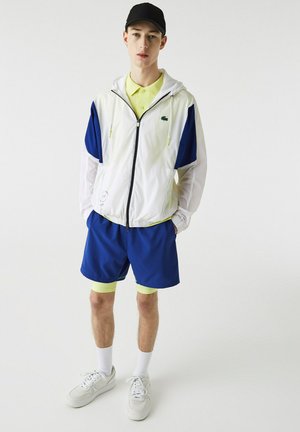 Giacca sportiva - blanc bleu jaune fluo noir