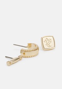 Lauren Ralph Lauren LOGO TRIO 3 PACK - Brincos - gold-coloured