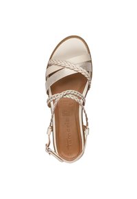 Tamaris Sandale s punim potplatom - ivory