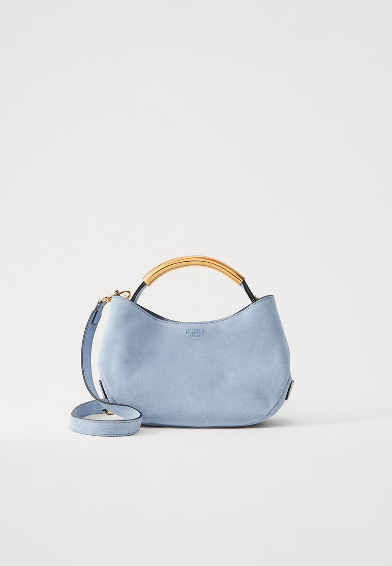 MOSCHINO HANDLE ME - Geantă de mână - azzurro